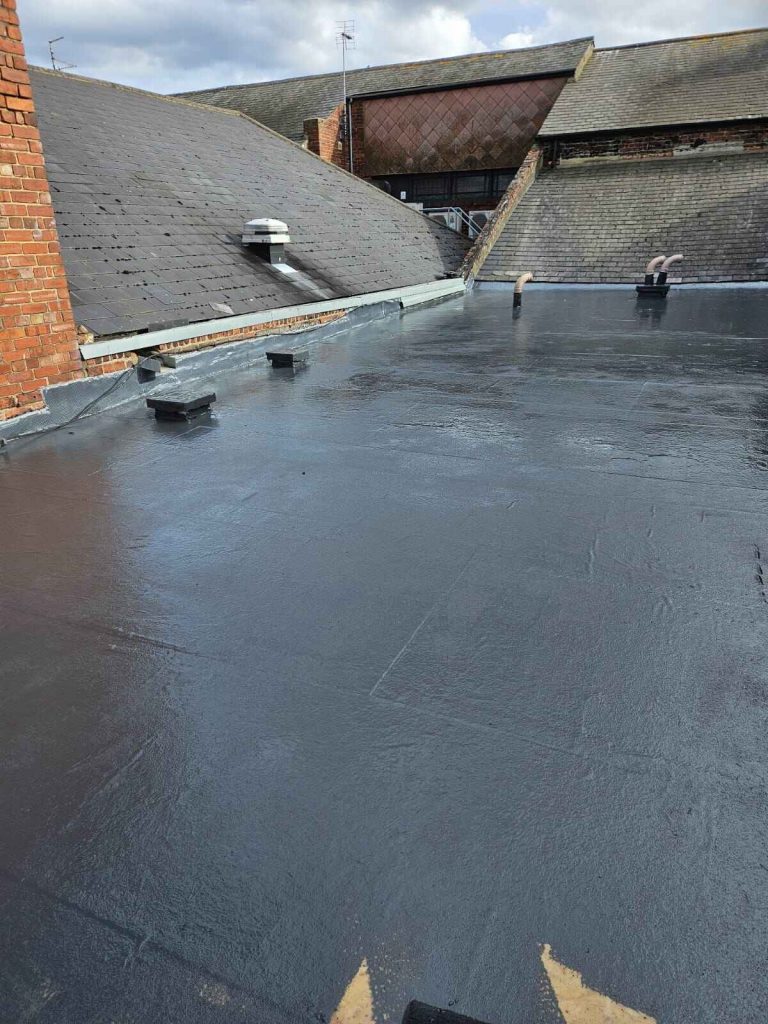 Full Flat Fibre Glass roof